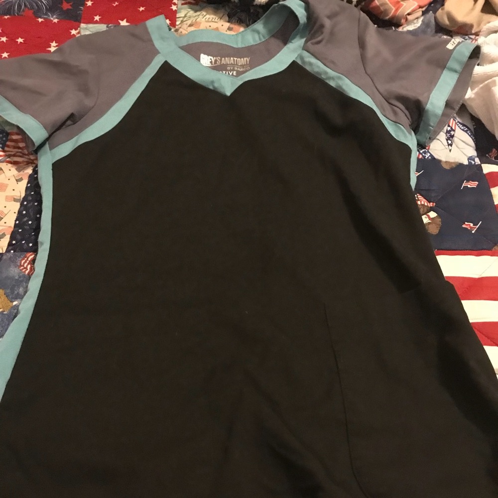 Greys anatomy scrub top S